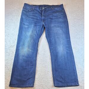 Levi's 541 Jeans Mens 44x30 Blue Athletic Tapered Fit Denim